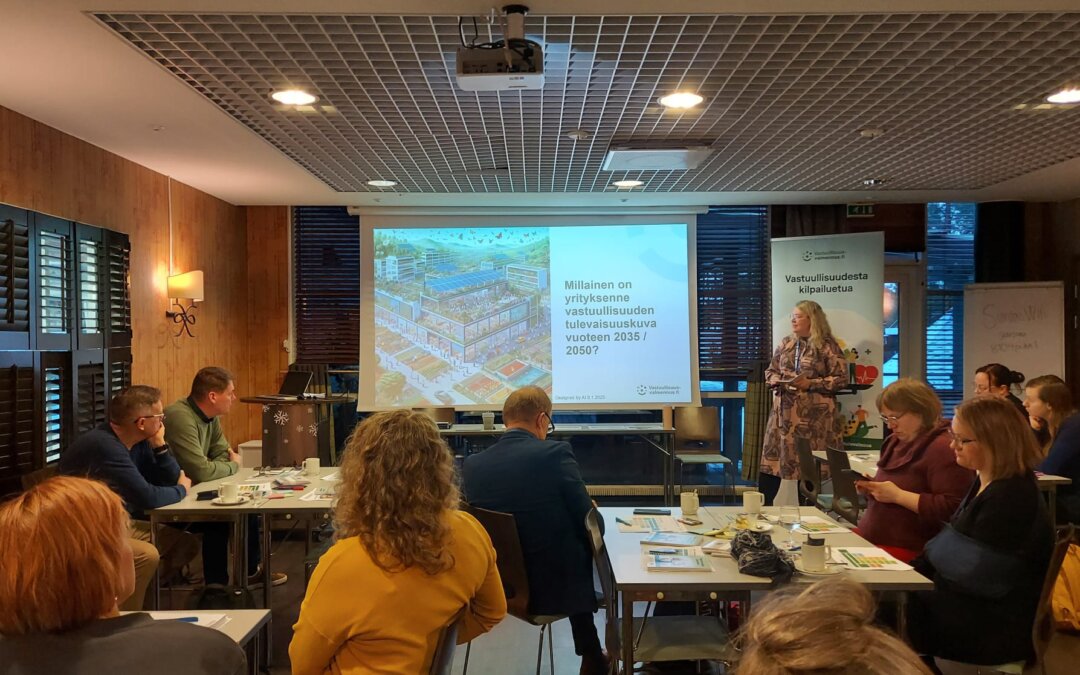 Kalajoen ja Raahen seutujen yritykset aloittivat syventävän vastuullisuusvalmennuksen kohti kestävyysraportointia